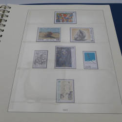 Collection timbres de France neufs 1981-1987 en album Lindner.