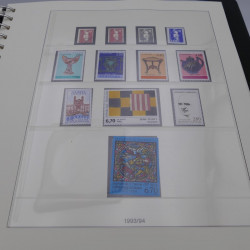 Collection timbres de France neufs 1993-1997 en album Lindner.