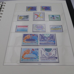 Collection timbres de France neufs 1993-1997 en album Lindner.