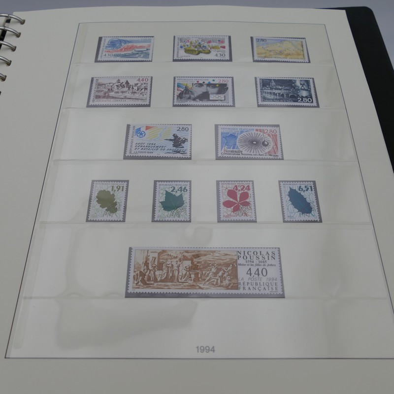 Collection timbres de France neufs 1993-1997 en album Lindner ...