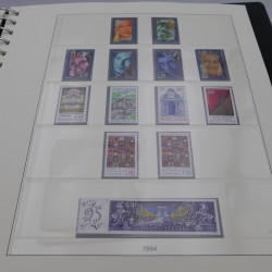 Collection timbres de France neufs 1993-1997 en album Lindner.