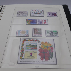 Collection timbres de France neufs 1993-1997 en album Lindner.