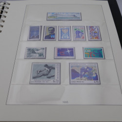 Collection timbres de France neufs 1993-1997 en album Lindner.