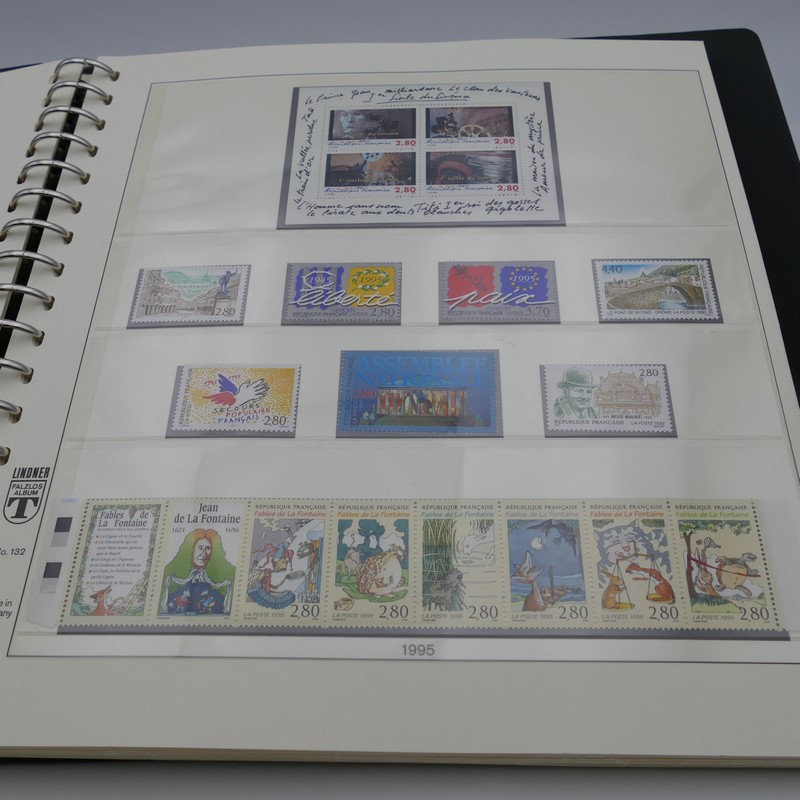 Collection timbres de France neufs 1993-1997 en album Lindner ...
