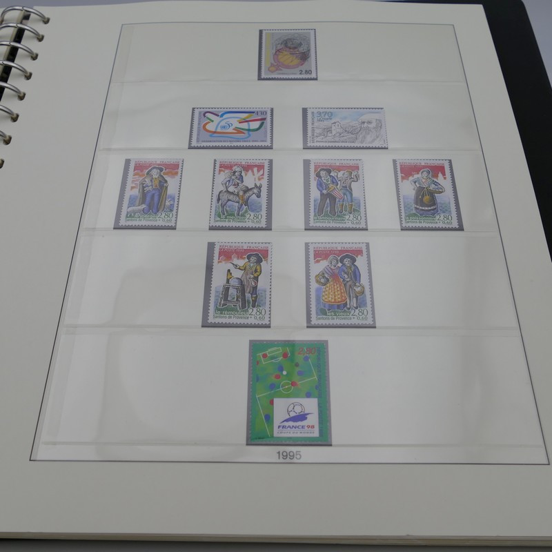Collection timbres de France neufs 1993-1997 en album Lindner ...