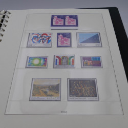 Collection timbres de France neufs 1993-1997 en album Lindner.