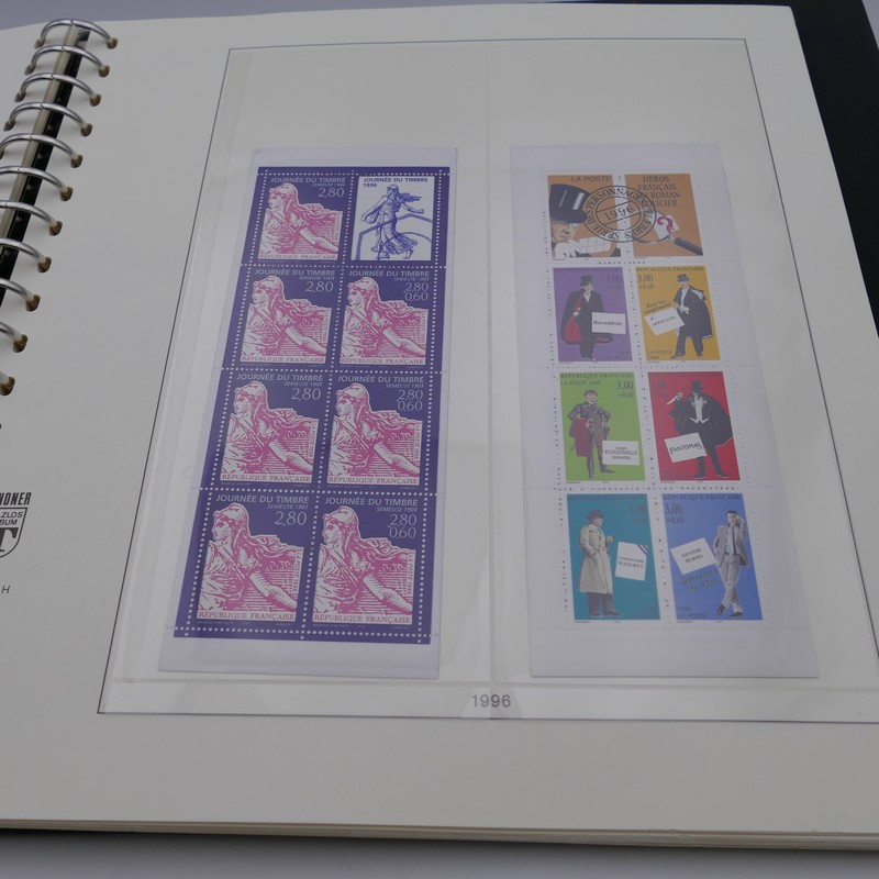 Collection timbres de France neufs 1993-1997 en album Lindner ...
