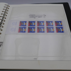 Collection timbres de France neufs 1993-1997 en album Lindner.