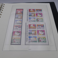 Collection timbres de France neufs 1993-1997 en album Lindner.