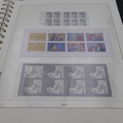 Collection timbres de France neufs 1993-1997 en album Lindner.