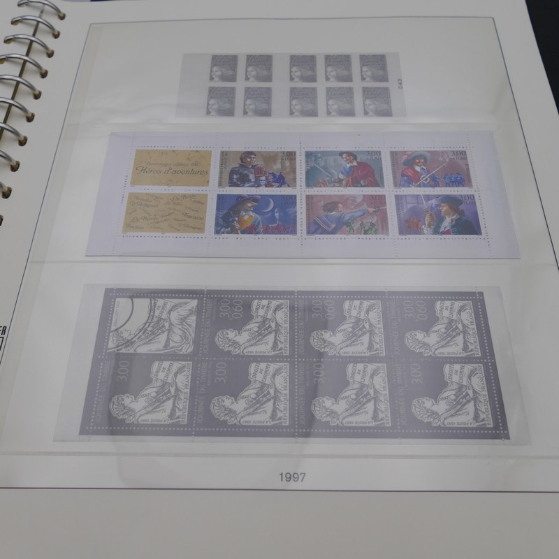 Collection timbres de France neufs 1993-1997 en album Lindner ...