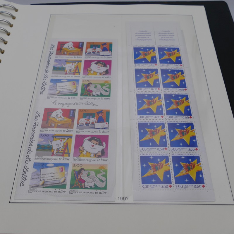 Collection timbres de France neufs 1993-1997 en album Lindner ...