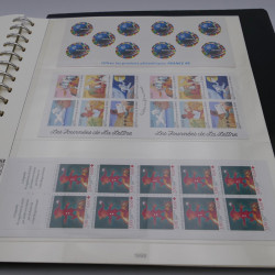 Collection timbres de France neufs 1993-1997 en album Lindner.