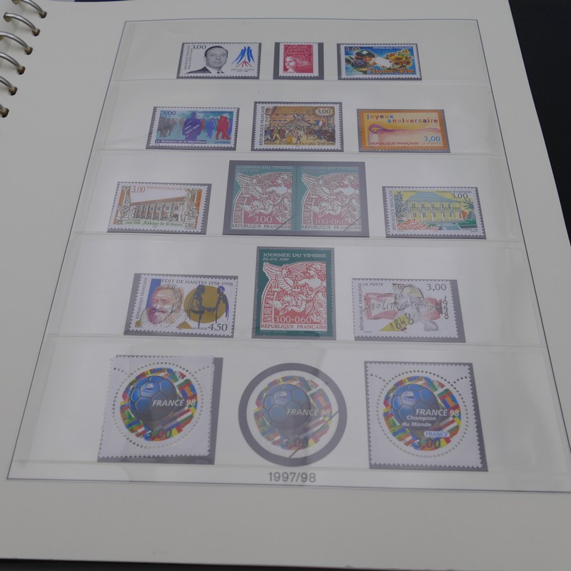 Collection timbres de France neufs 1993-1997 en album Lindner ...