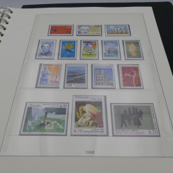 Collection timbres de France neufs 1993-1997 en album Lindner.