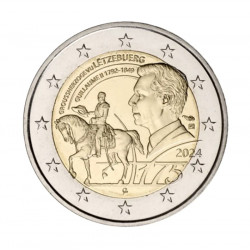 2 euros commémorative Luxembourg 2024 - Grand Duc Guillaume II.