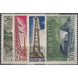 Réalisations techniques timbres de France N°1203-1206 série neuf**.