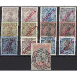 Portugal sélection de timbres semi moderne neufs* et oblitéré.