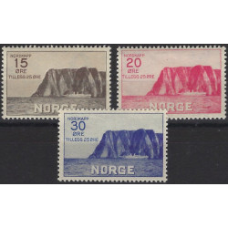Norvège le Cap Nord timbres N°151-153 série neuf*.