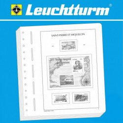 Leuchtturm feuilles préimprimées Saint Pierre et Miquelon 2023.