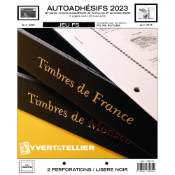 Jeux FS France timbres autoadhésifs 2023 deuxième semestre.