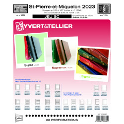Jeux SC Yvert timbres de Saint Pierre et Miquelon 2023.