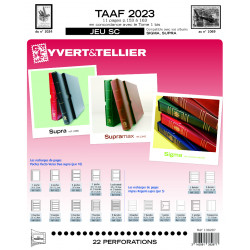 Jeux SC Yvert timbres des T.A.A.F. 2023.
