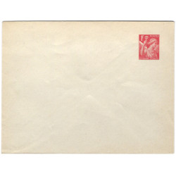Enveloppe postale type Iris 1franc rouge 1941.