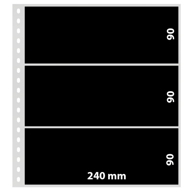 Feuilles transparentes Lindner pour carnets de timbres. (822)