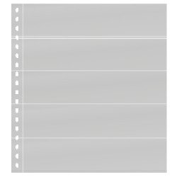 Feuilles transparentes Lindner pour carnets de timbres. (825)