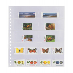 Feuilles transparentes Lindner pour timbres-poste. (725)
