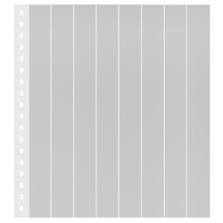 Feuilles transparentes Lindner pour roulettes de timbres. (848)