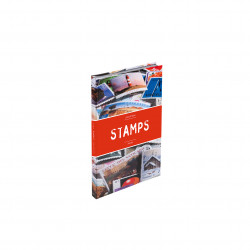 Classeur STAMPS A4 - 32 pages noires pour timbres.