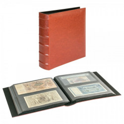 Album Firmo XL pour ranger 216 billets de banque, lettres, photos.