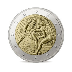 2 euros coincard BU France JO Paris 2024 - Iconique.