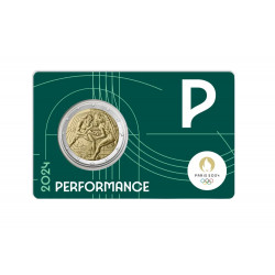 2 euros coincard BU France JO Paris 2024 - Performance.