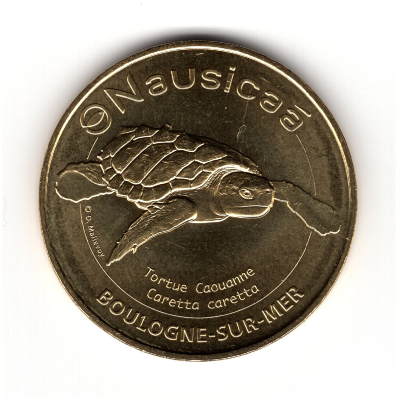 Médaille souvenir Tortue Caretta caretta 2023 - Monnaie de Paris.