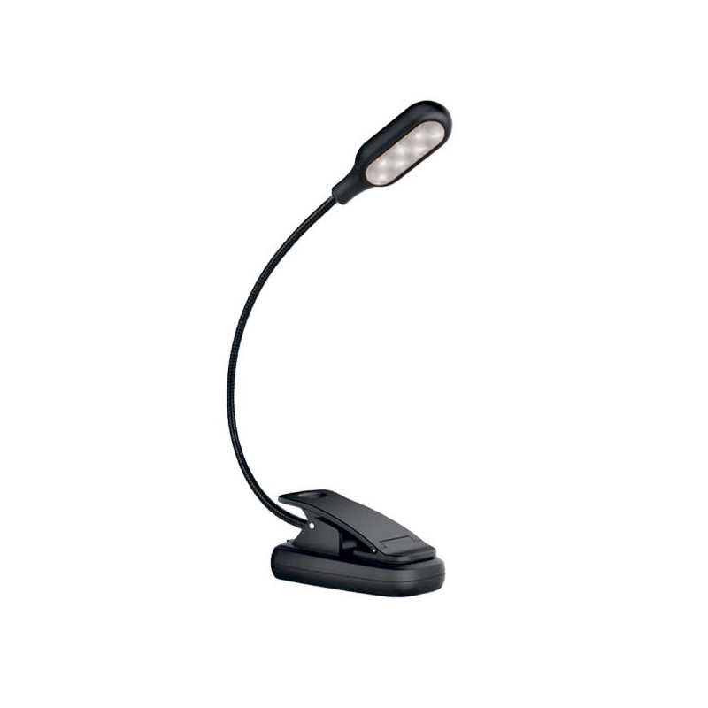 Lampe de lecture flexible avec batterie rechargeable.