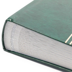 Classeur Lindner élégant pour timbres 60 pages blanches.