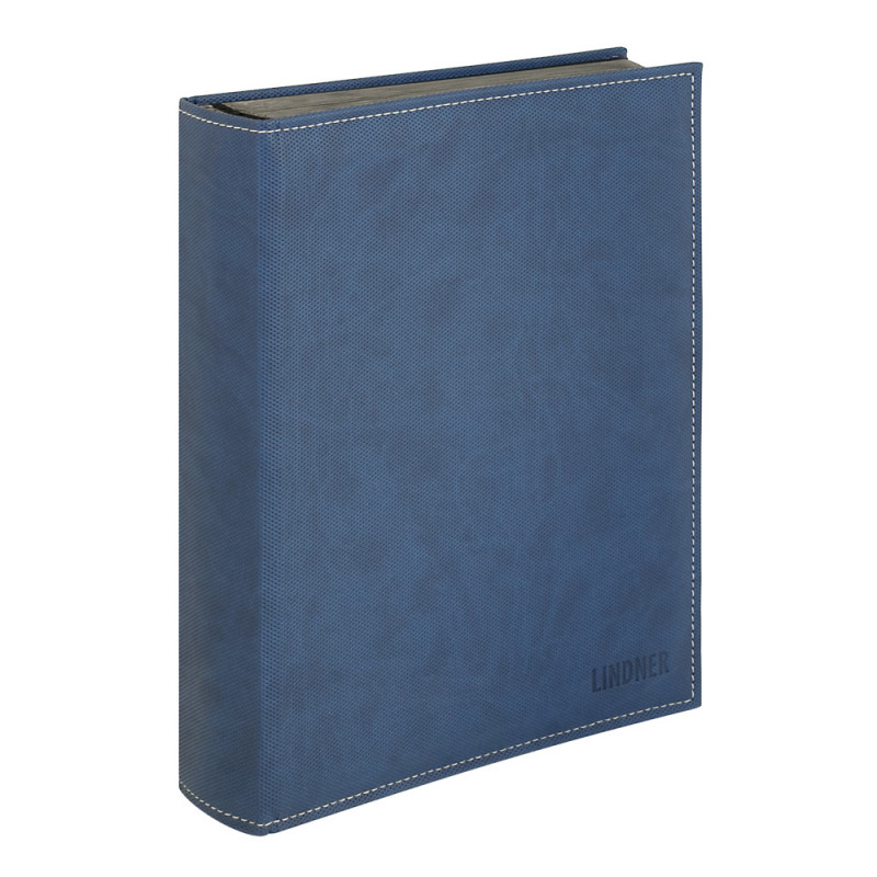 Album Pour Timbres (bleu En Prophila Leuchtturm Album Pour Timbres, 60 Pages, Intérieur Noir Album Timbres