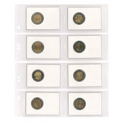 Feuilles numismatiques Multi-Collect pour Télécartes / Rebeck Coin.