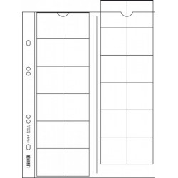 Feuilles numismatiques Multi-Collect pour 24 monnaies jusqu'à 34 mm.