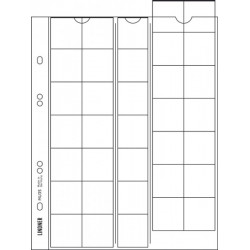 Feuilles numismatiques Multi-Collect pour 35 pièces de 2 euros.