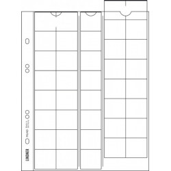 Feuilles numismatiques Multi-Collect pour 5 séries de 8 pièces euro.