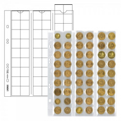 Feuilles numismatiques Multi-Collect pour 54 monnaies jusqu'à 20 mm.