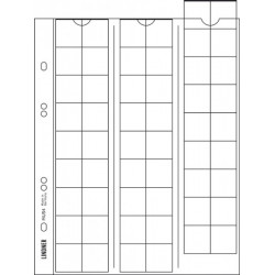 Feuilles numismatiques Multi-Collect pour 54 monnaies jusqu'à 20 mm.