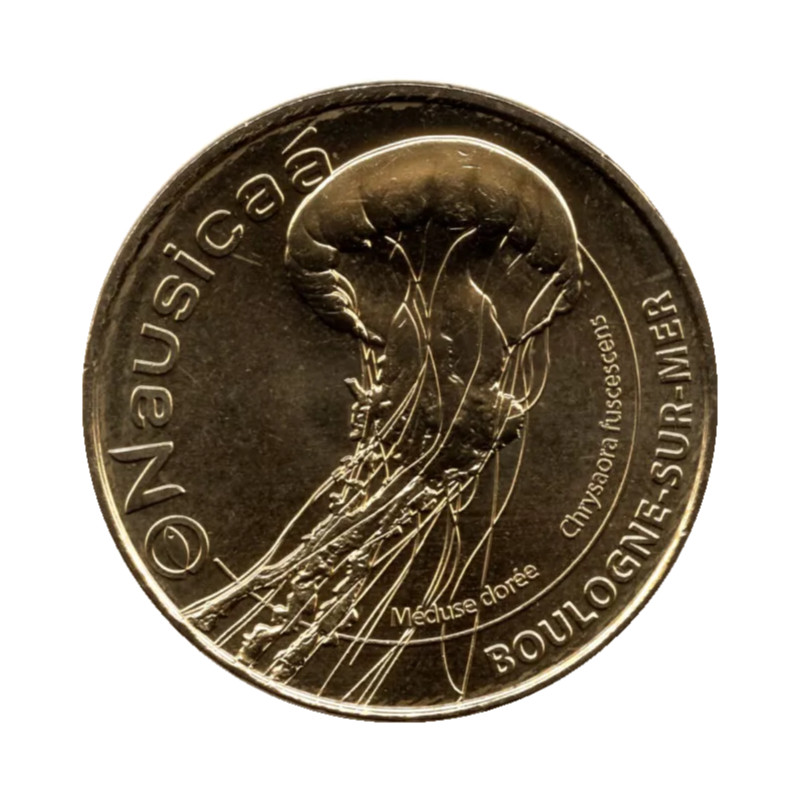 Médaille souvenir Méduse dorée 2023 - Monnaie de Paris.