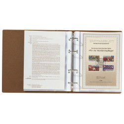 Recharges album Lotus pour notices, documents format A5 (148 x 210 mm).
