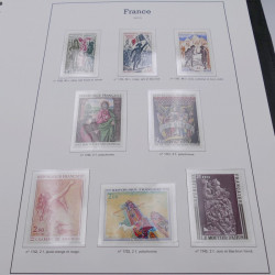 Collection timbres de France 1970-1989 neufs en album Yvert.