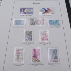 Collection timbres de France 1970-1989 neufs en album Yvert.